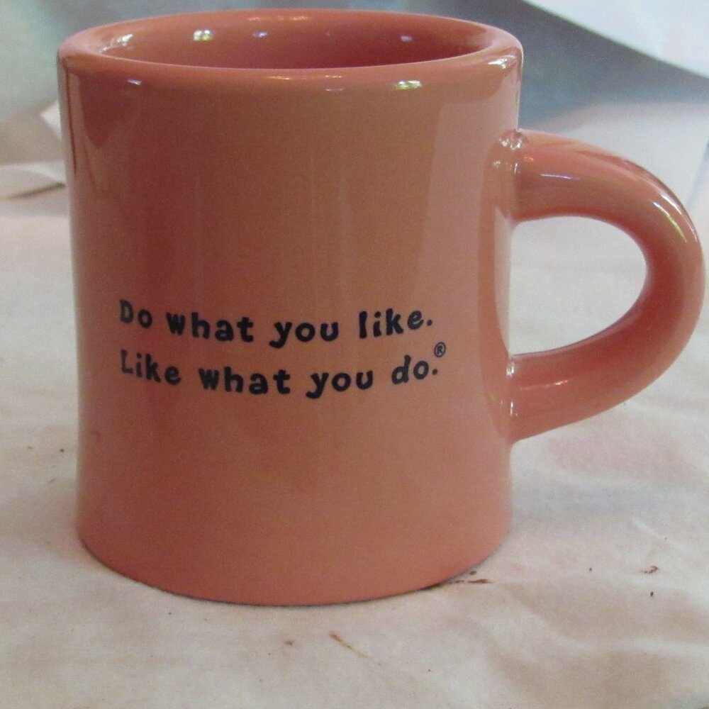 Life is Good Peach Life is Good at 40 Mug Enjoy the Ride Excellent Condition - Picture 2 of 7